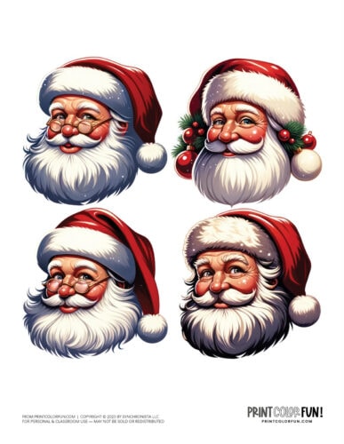 Cute santa claus coloring pages for craft learning fun plus twas the night before christmas at