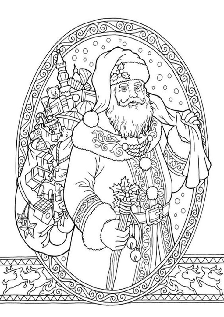 Free easy to print adult christmas coloring pages free christmas coloring pages detailed coloring pages coloring pages