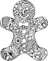 Adult christmas coloring pages