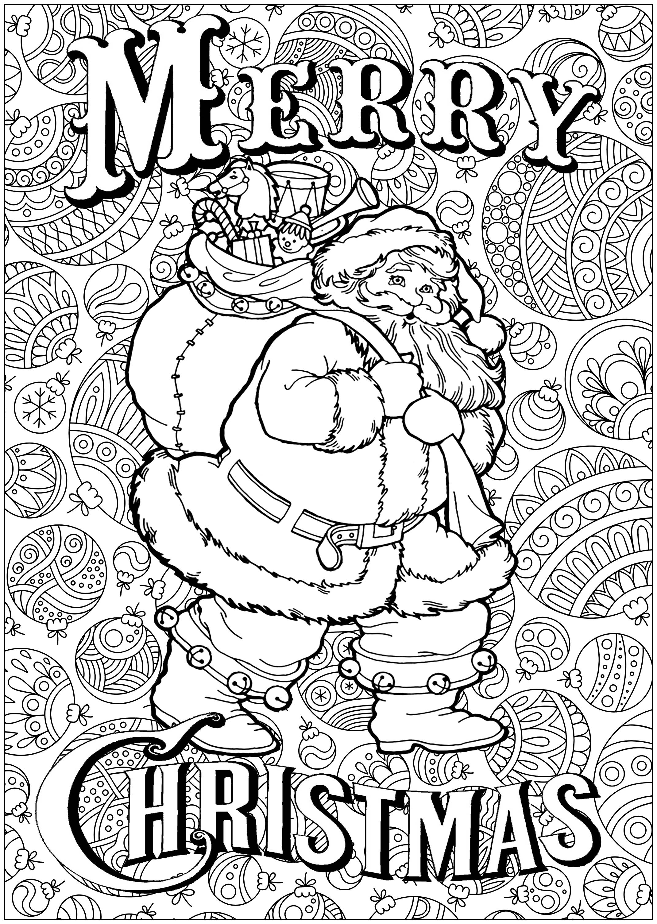 Christmas coloring pages