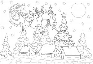 Christmas santa claus with gloves