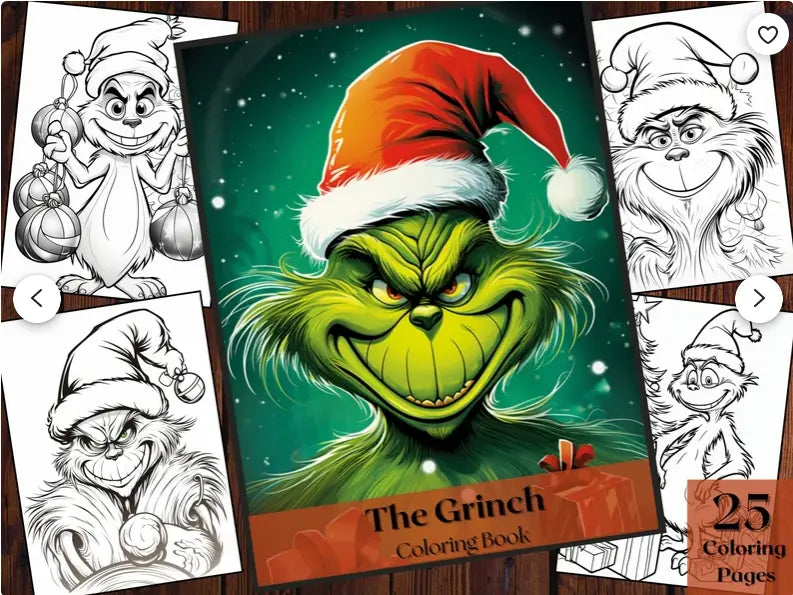 The grinch coloring book