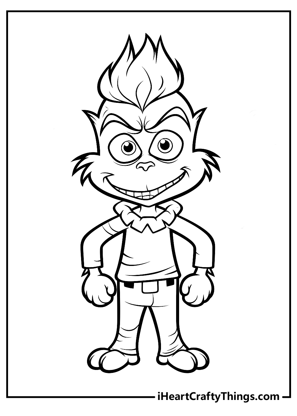 Grinch coloring pages free printables