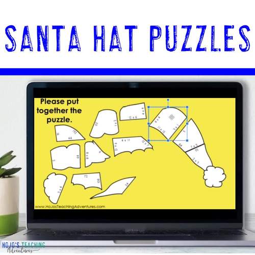 Addition winter hat math center activity game puzzle coloring page alternative