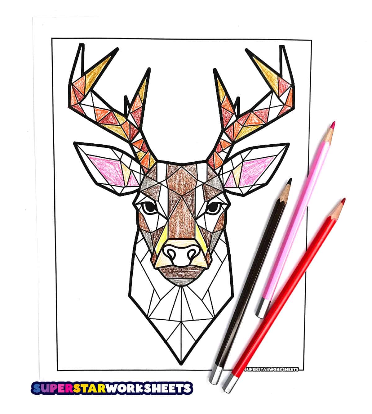 Reindeer coloring pages