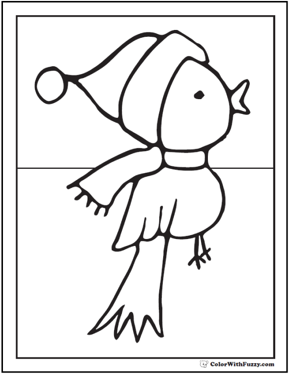Christmas coloring printables