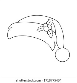 Santa hat outline images stock photos d objects vectors