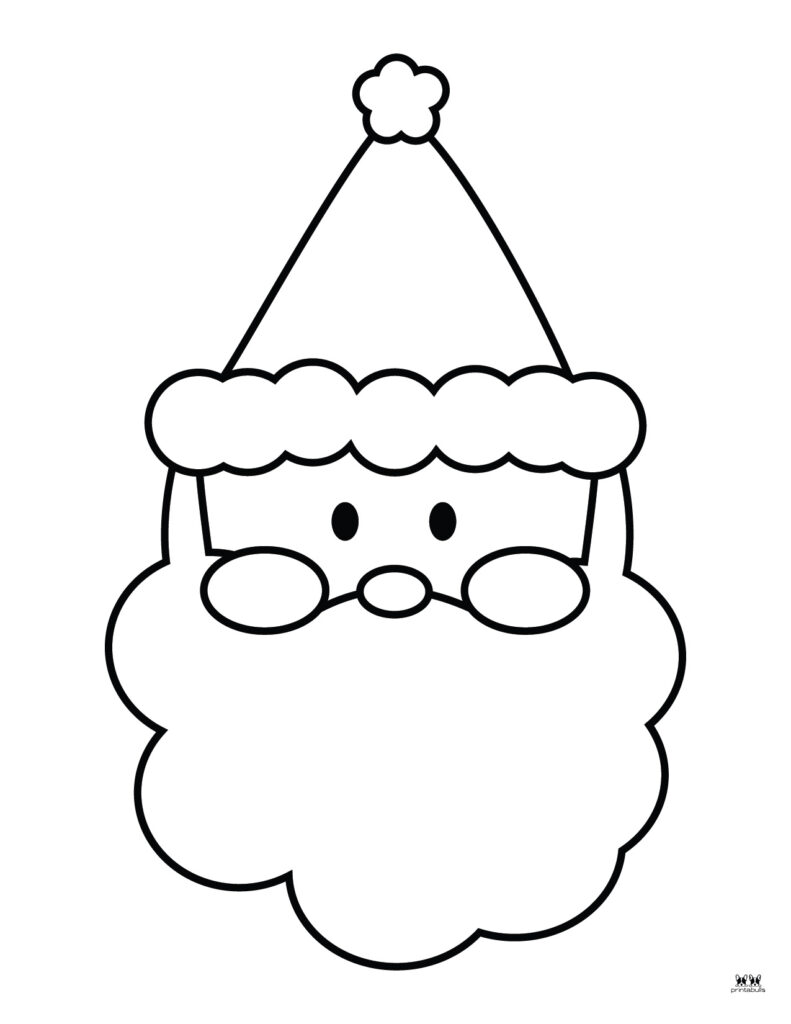 Santa coloring pages
