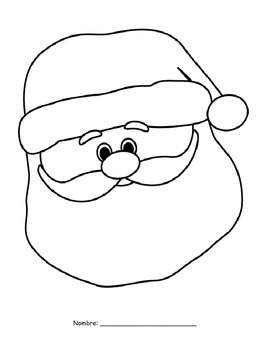 Santa coloring pages by maestra barrientos tpt