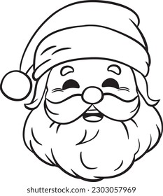 Santa outline images stock photos d objects vectors