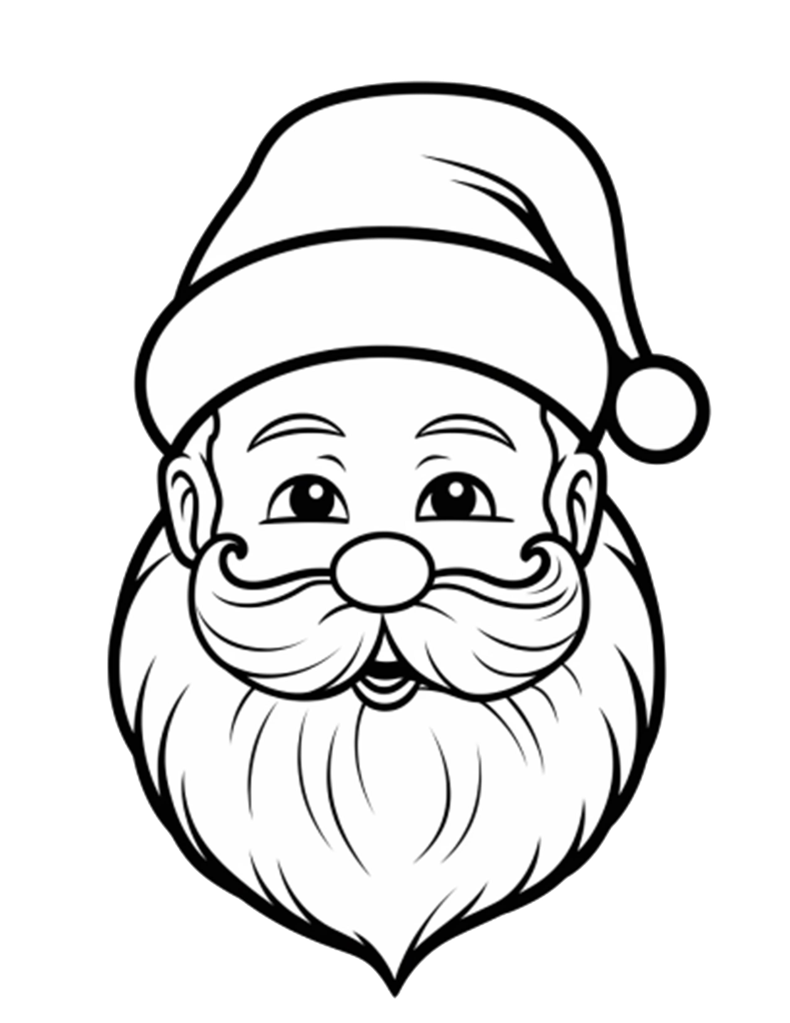 Santa claus coloring pages