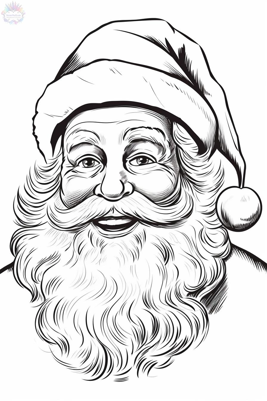 Santa cla coloring pages