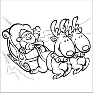 Printable santa coloring page archives