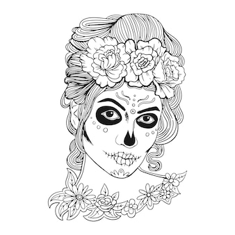 Santa muerte drawing images
