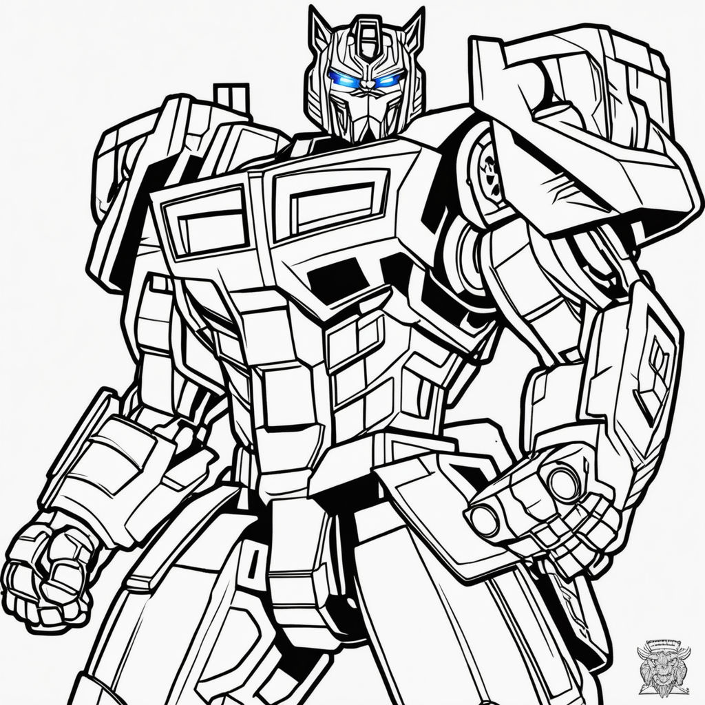 An adult coloring page of a muscular man