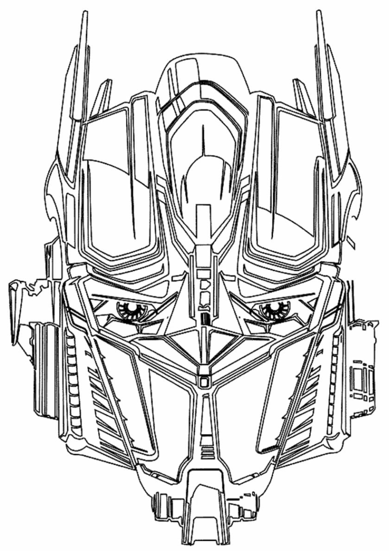 Coloring pages transformers