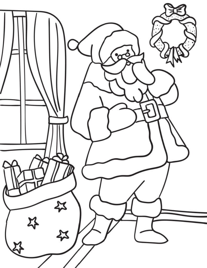 Free christmas coloring sheets printable pdfs