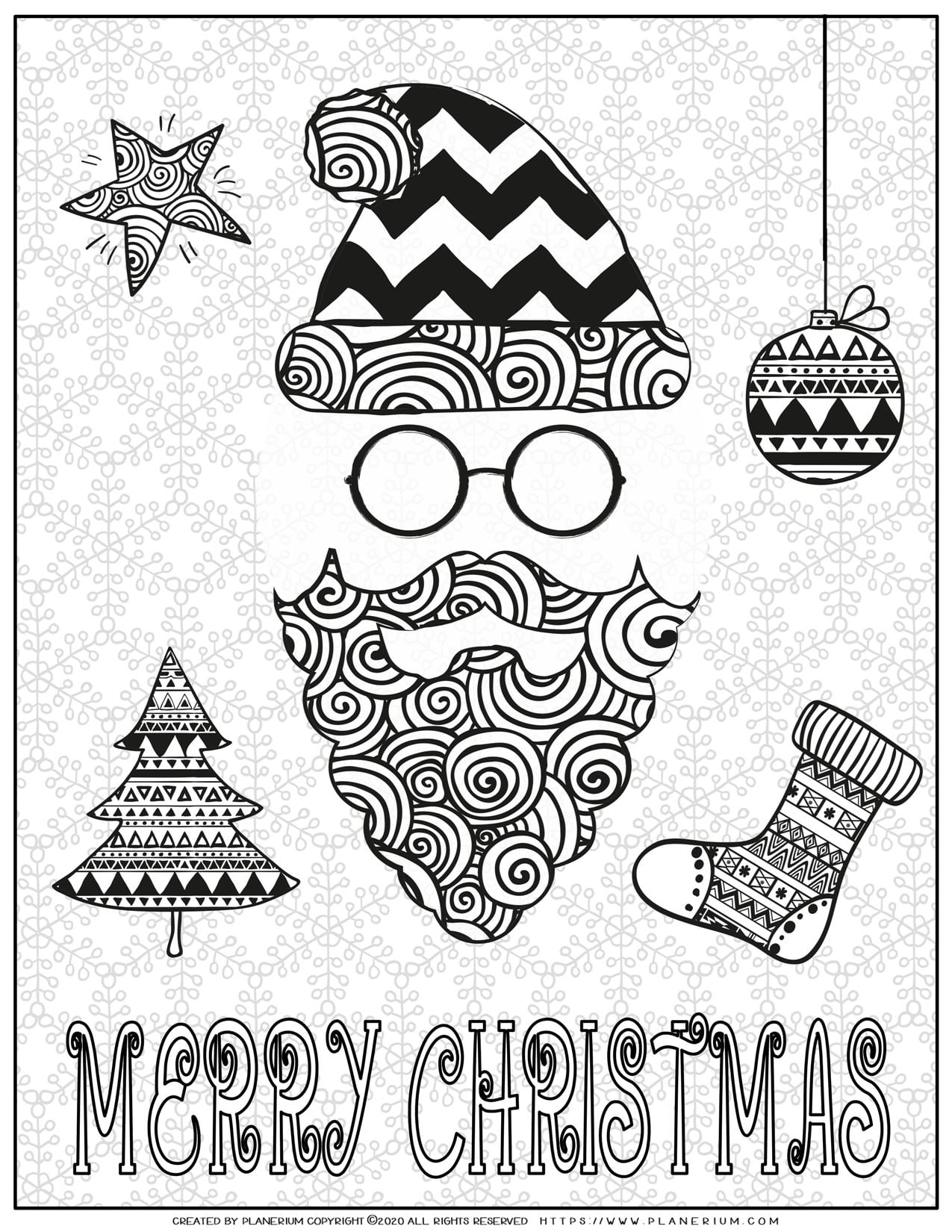 Christmas coloring pages