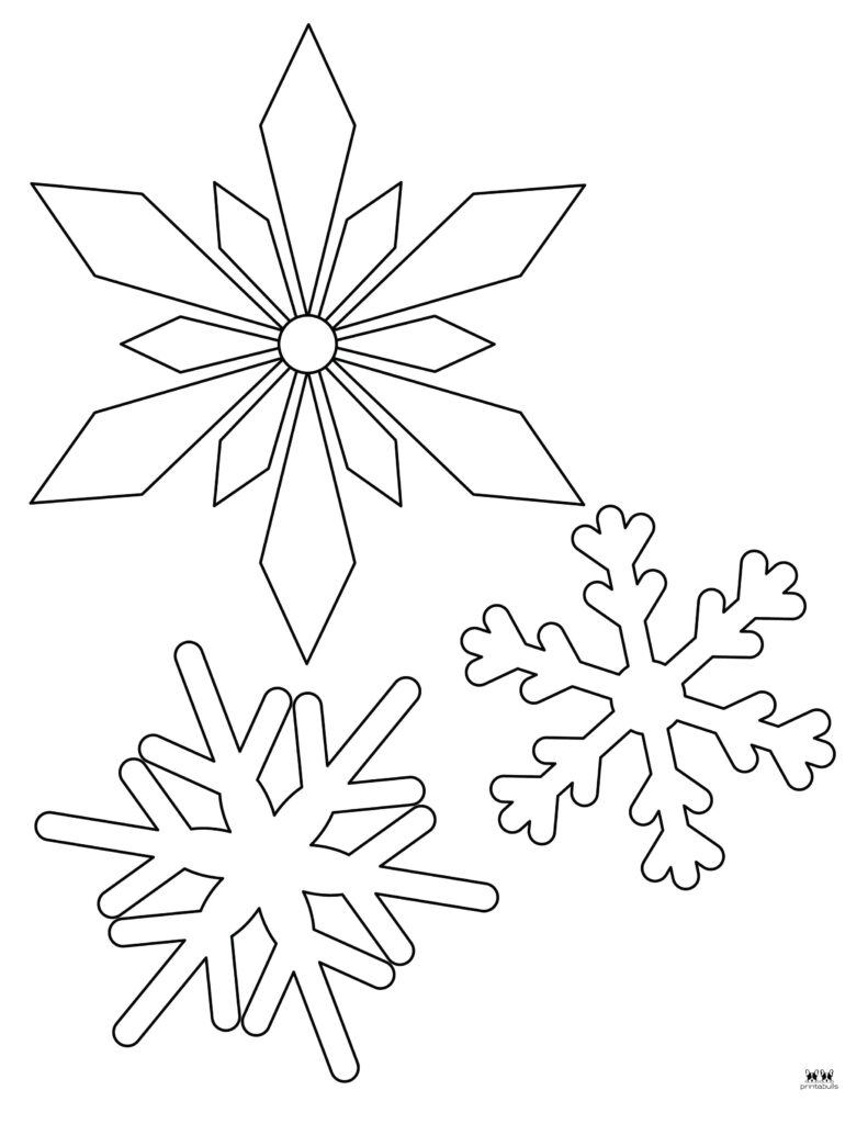 Snowflake coloring pages