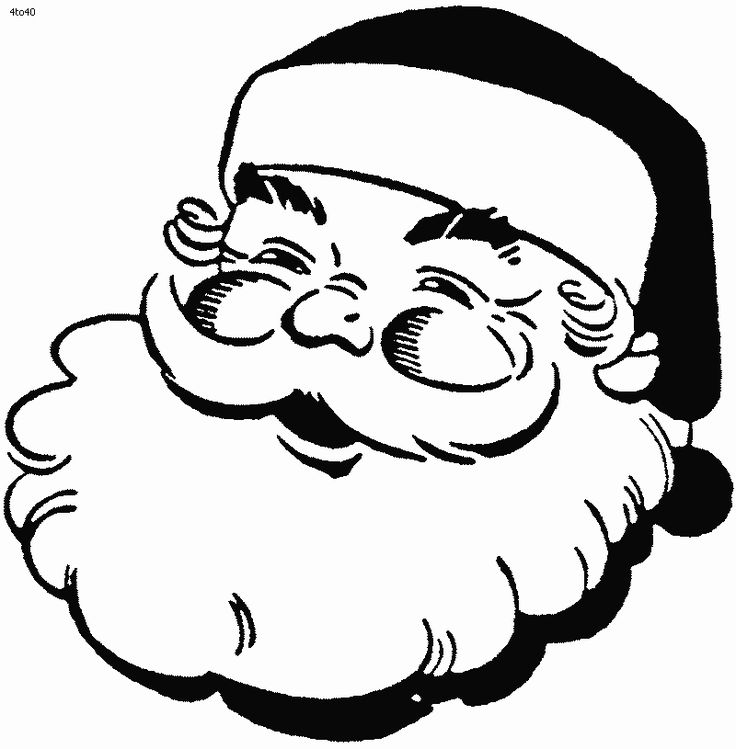 Free printable santa claus coloring pages for kids santa coloring pages santa face christmas stencils
