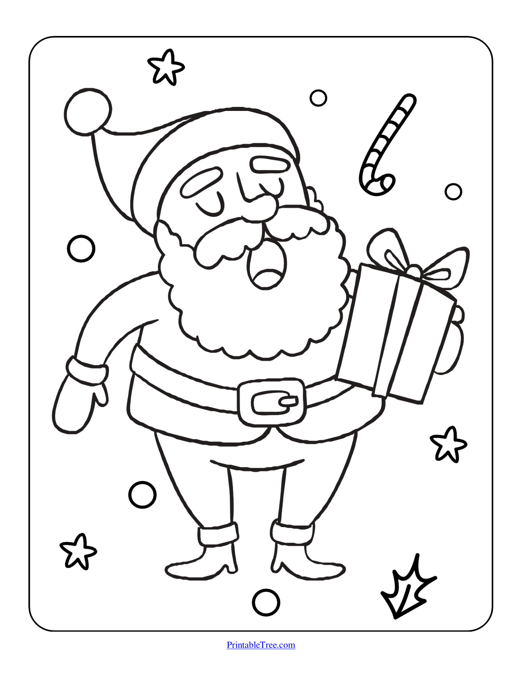 Free printable christmas coloring pages pdf for kids and adults