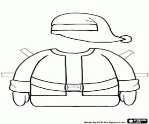 Dress up games coloring pages printable games santa outfit book dress colorful coat