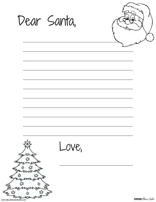 Free printable christmas lists pdf download