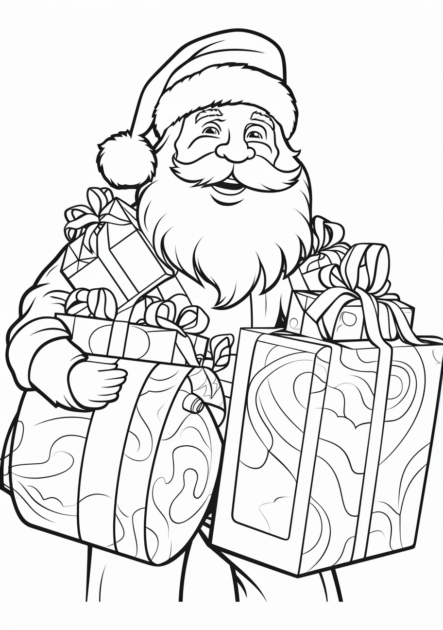 Santa in the chimney