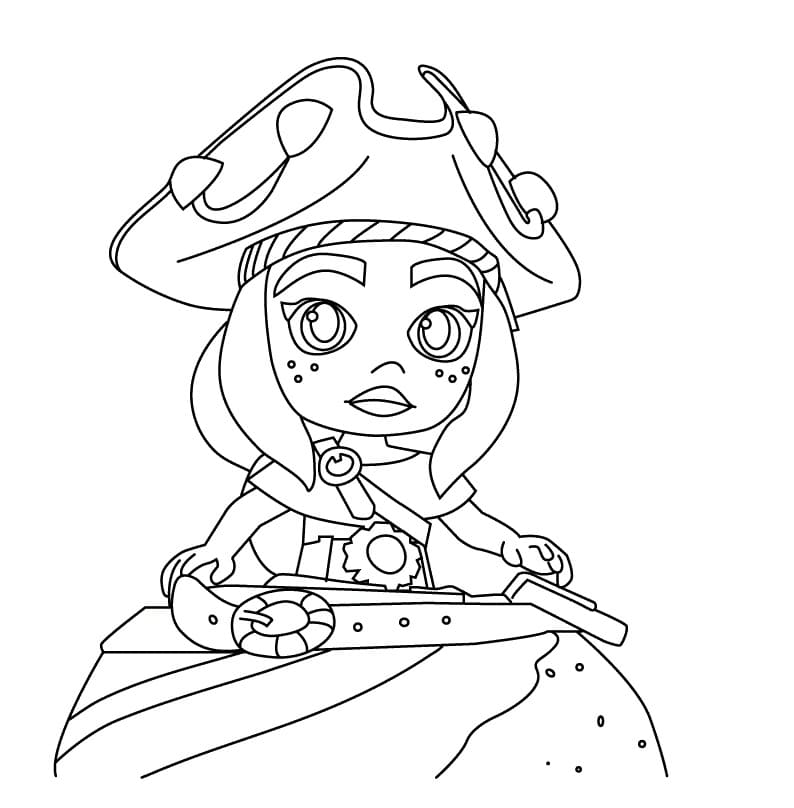 Santiago of the seas coloring pages
