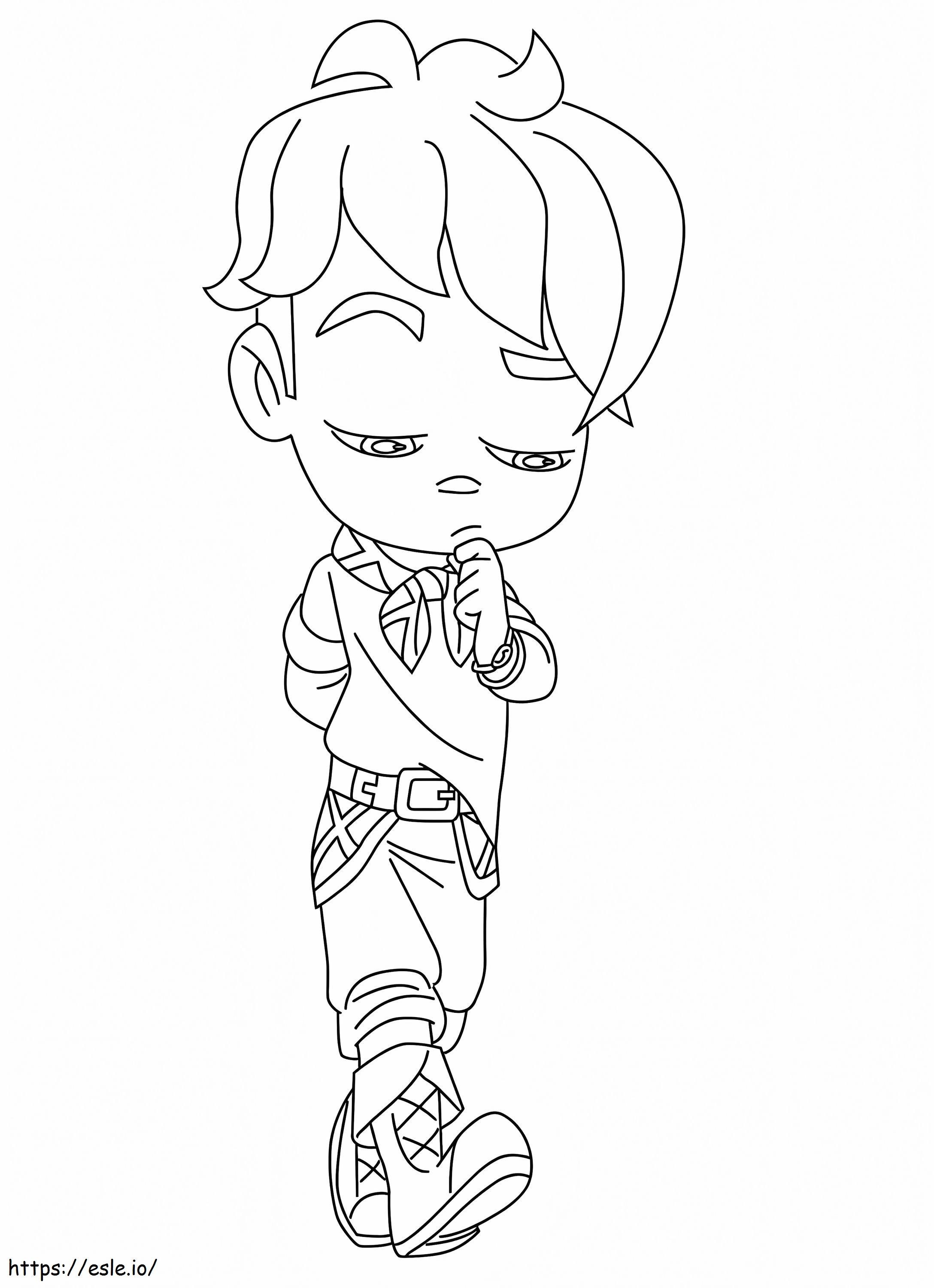 Tomas in santiago of the seas coloring page
