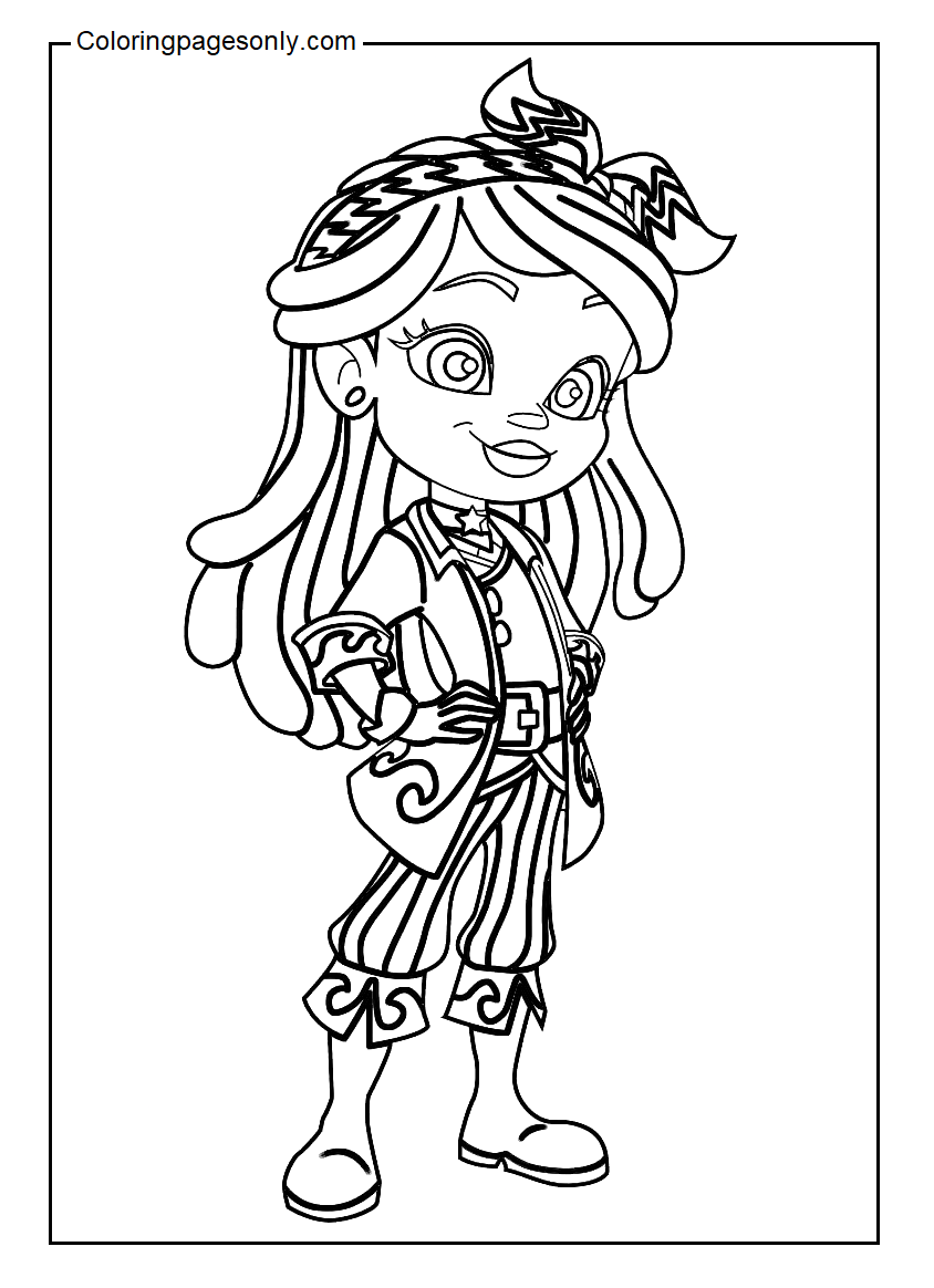 Santiago of the seas coloring pages
