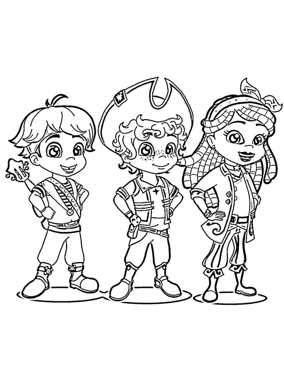 Santiago of the seas coloring pages