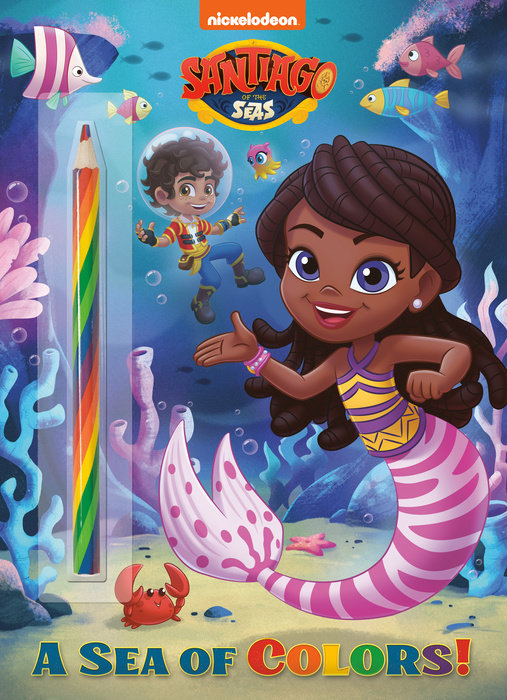 A sea of colors santiago of the seas â author golden books illustrated by golden books â random house childrens books