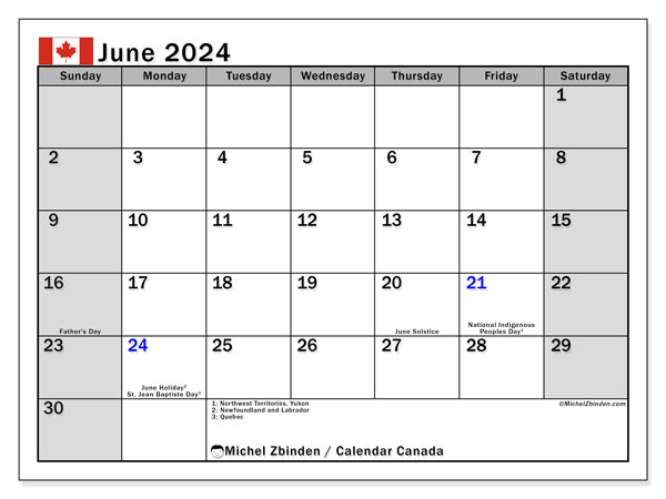 Calendare cu särbätori legale iunie