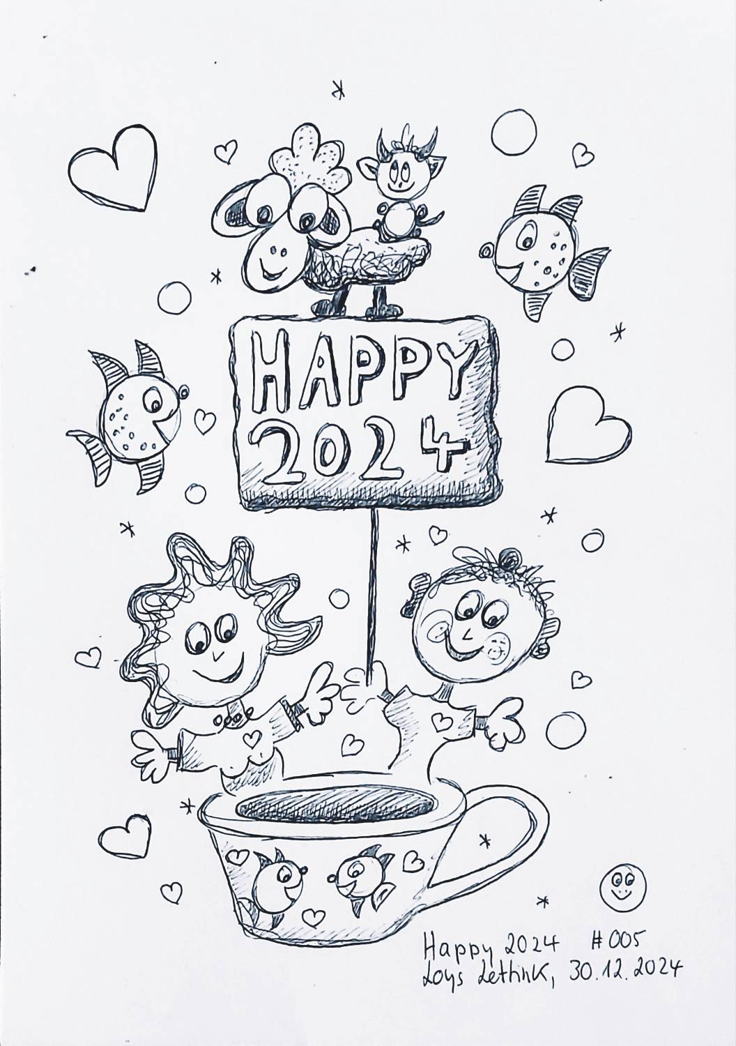Happy happy artbrut seelenart loysl by loyslettink on