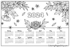 Calendar coloring pages coloring pages calendar free printable coloring pages