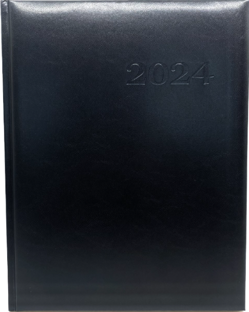 Agenda datata saptamanala format a pagini culoare negru