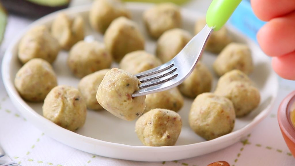 Sardines avocado almond baby balls m gf buona pappa