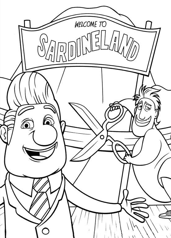 Baby brent sardines coloring page