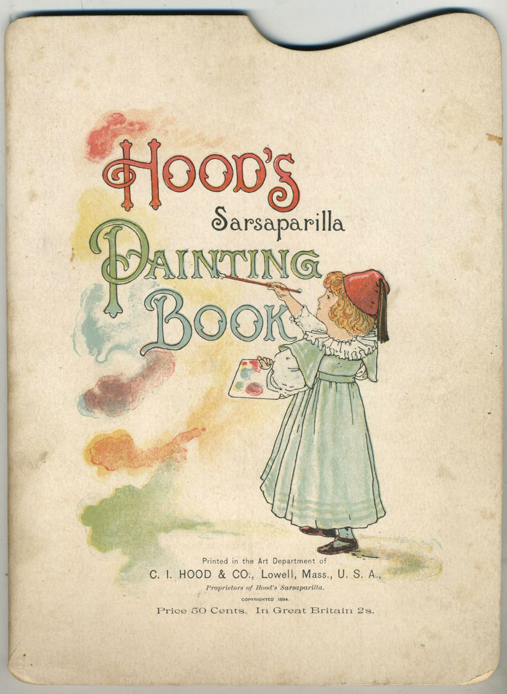 Hoods sarsaparilla painting book very good condition wraps antipodean books maps prints abaa