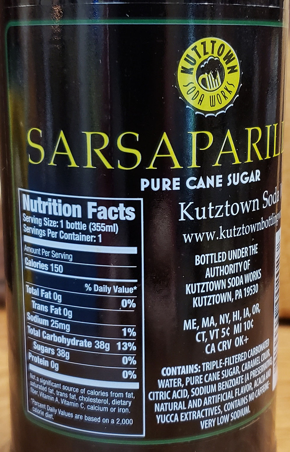 Sarsaparilla soda the amish trading post