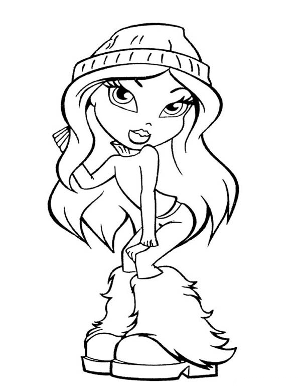 Bratz coloring pages printable for free download