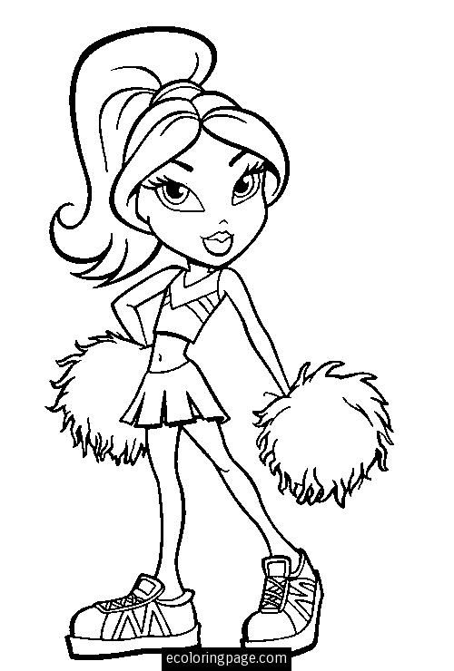 Bratz coloring pages ecoloringpage cute coloring pages coloring book art cartoon coloring pages