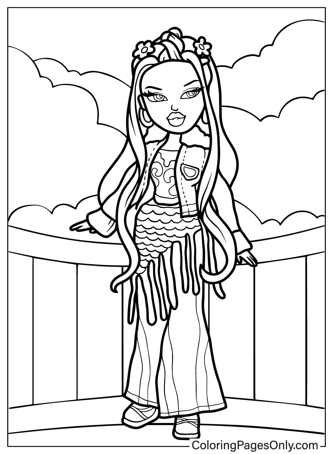 Sasha coloring page