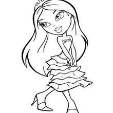 Bratz coloring pages