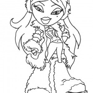 Bratz coloring pages â birthday printable