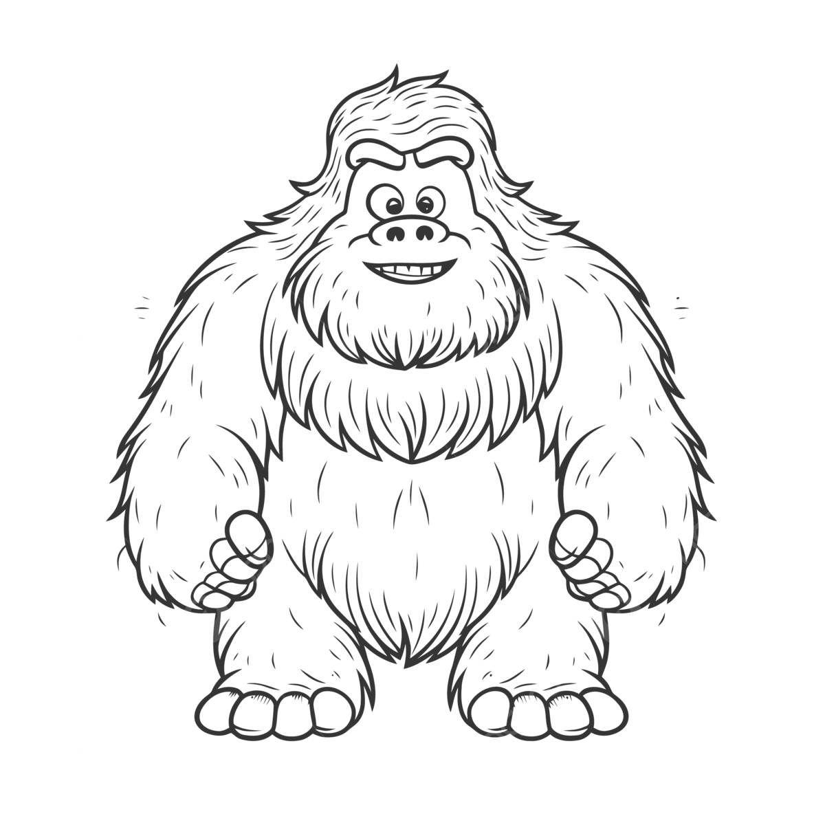 Bigfoot drawing png transparent images free download vector files