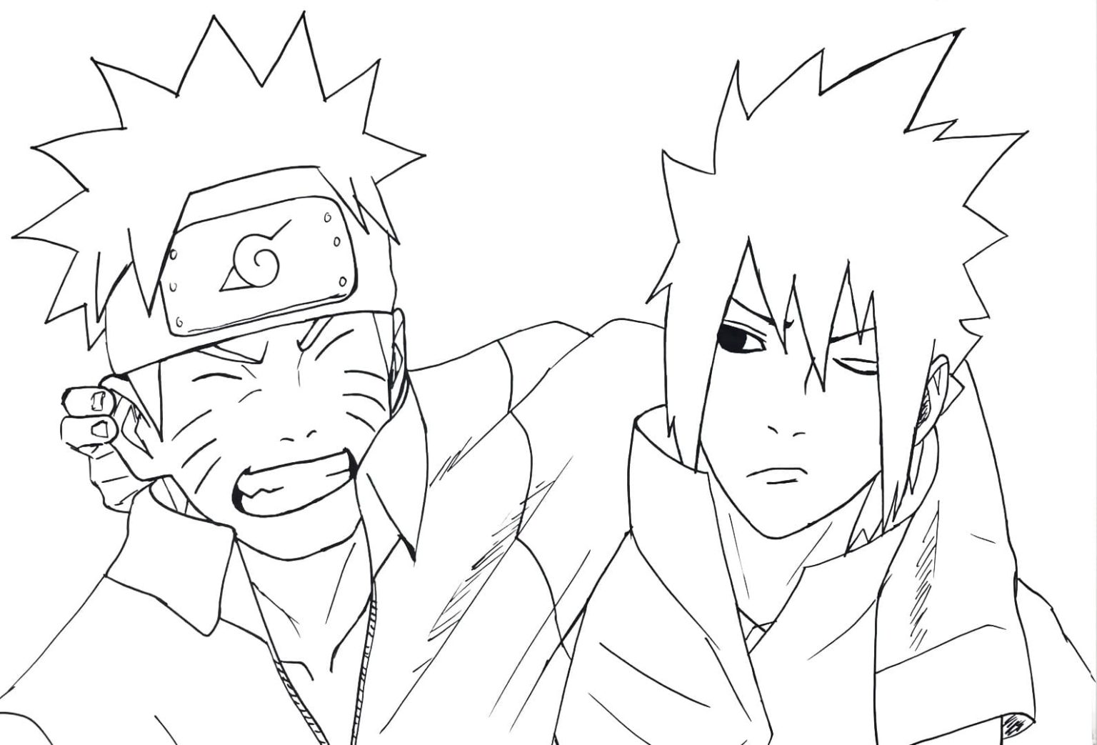 Naruto coloring pages