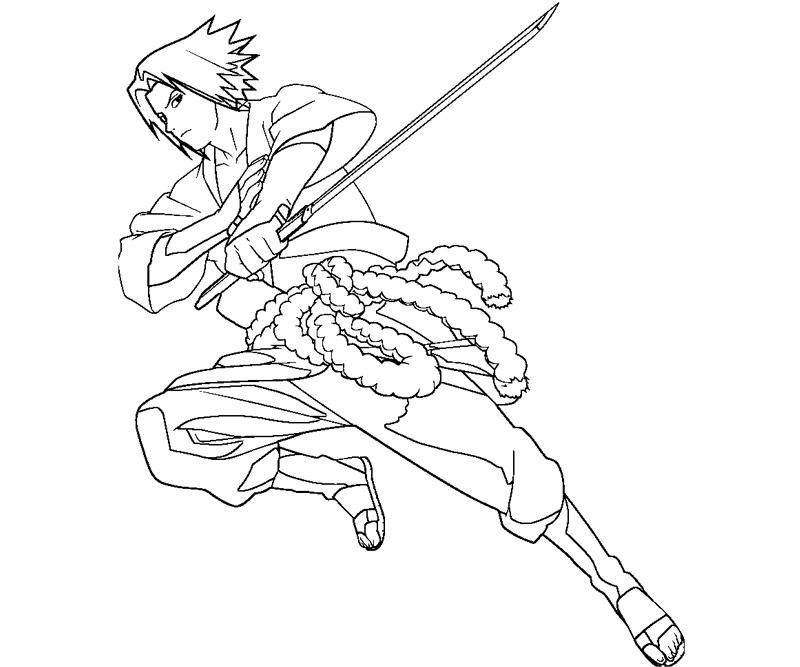 Sasuke uchiha coloring crafty teenager
