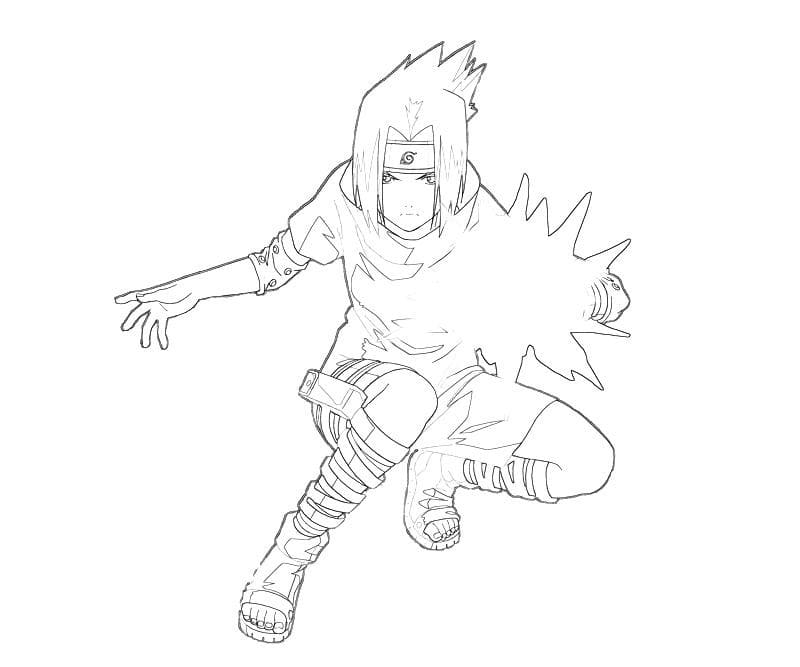 Sasuke coloring pages